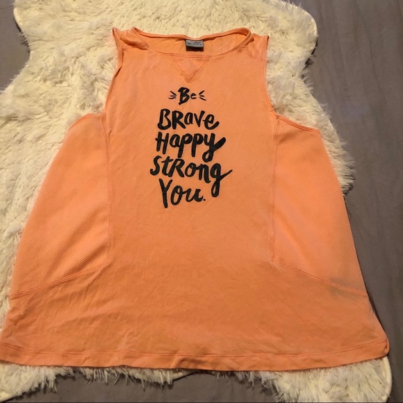 3/30 Be happy champion athletic tank top - Picture 1 of 4